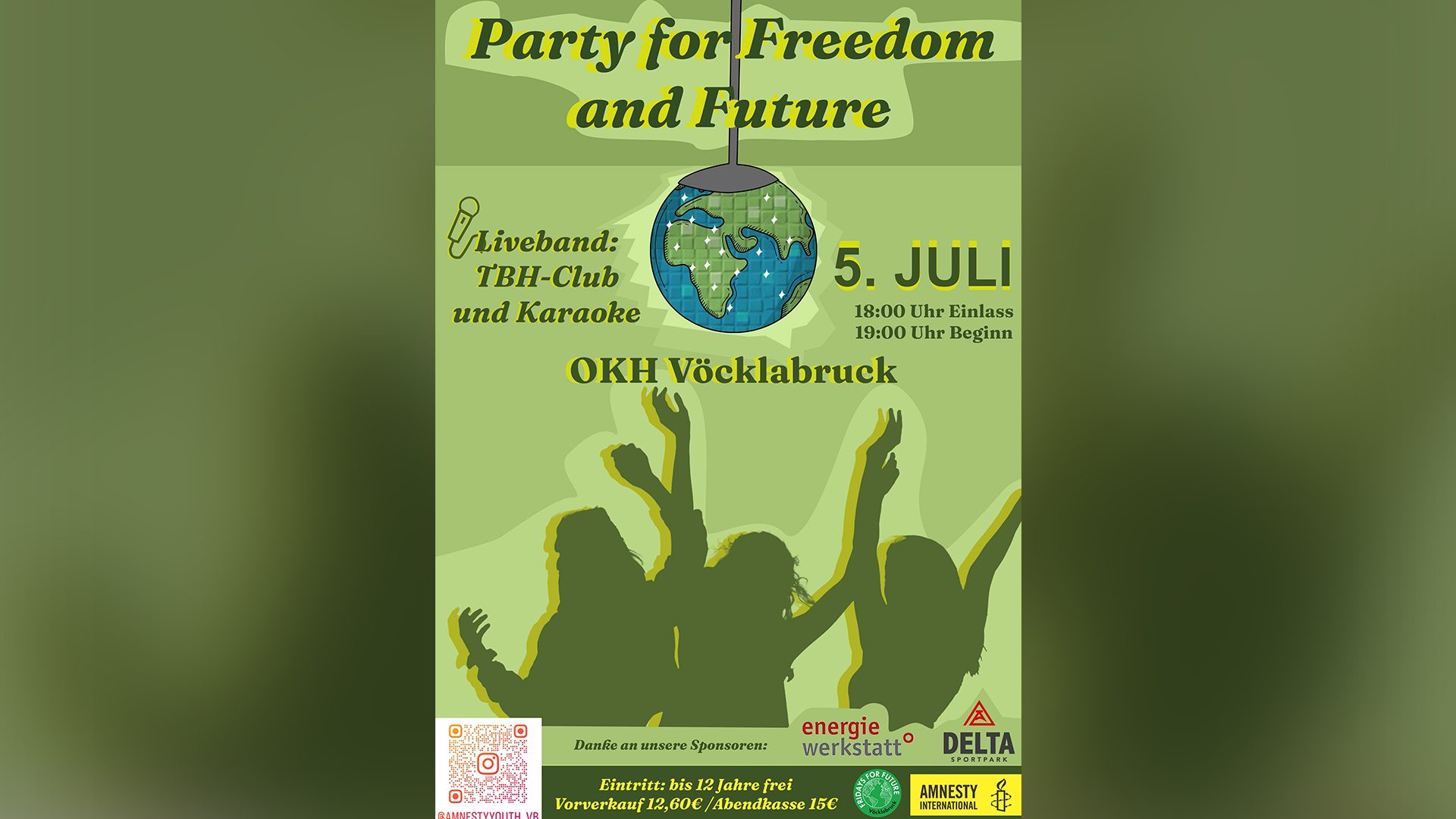 Sommerfest Amnesty Friday Plakat